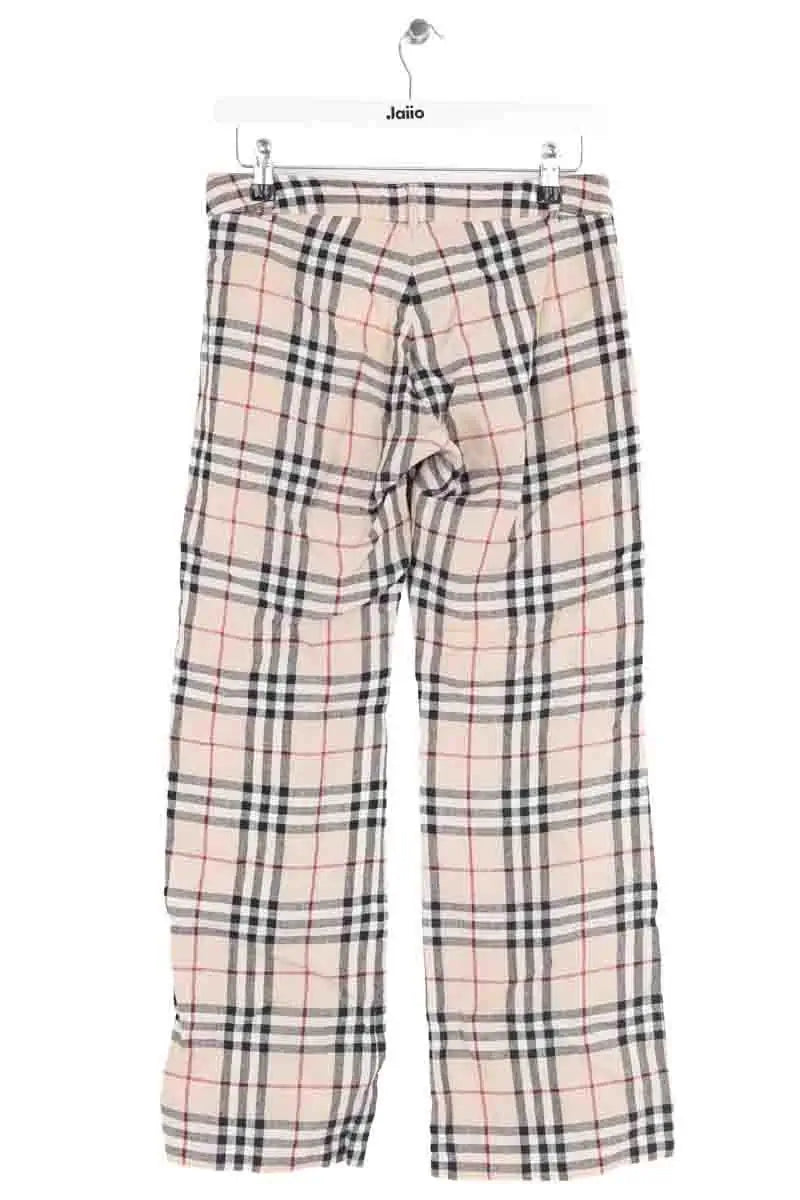 Pantalon slim Burberry Ecru en Lin