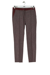 Pantalon slim Claudie Pierlot Bordeaux en Polyester, taille S - Seconde Main