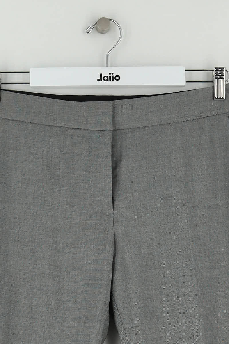 Pantalon slim Claudie Pierlot Gris en Polyester