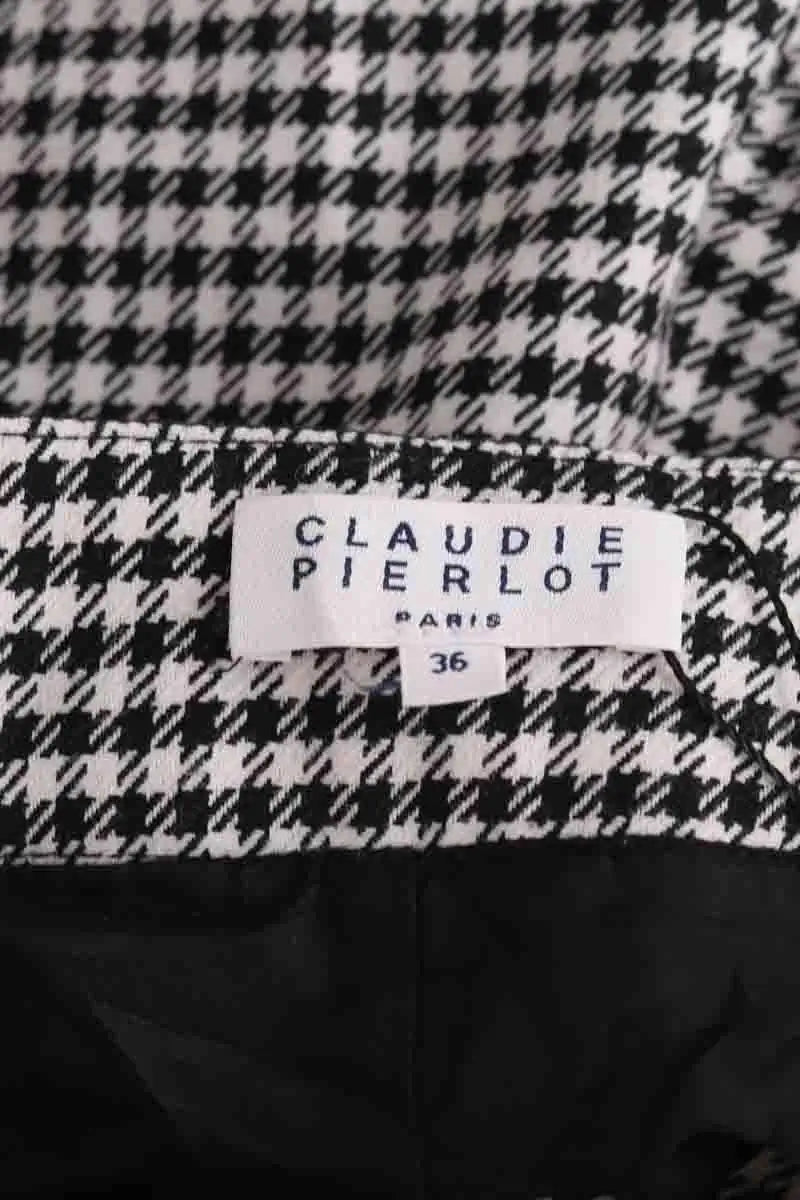 Pantalon slim Claudie Pierlot Noir en Synthétique