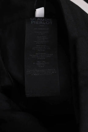 Pantalon slim Claudie Pierlot Noir en Synthétique