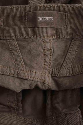 Pantalon slim Closed Gris en Coton