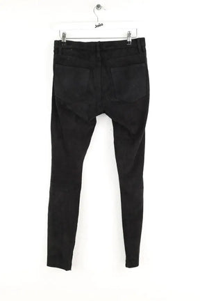 Pantalon slim Current Elliott Noir en Daim
