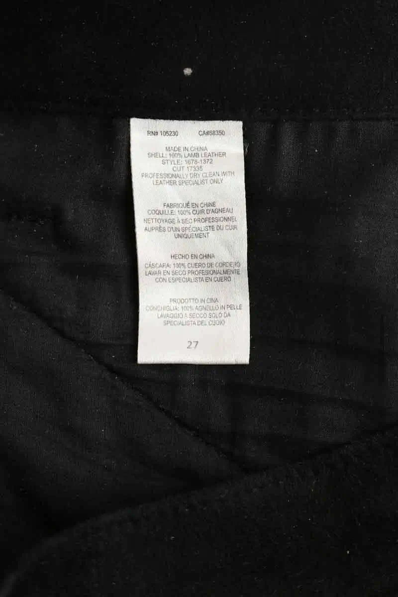 Pantalon slim Current Elliott Noir en Daim