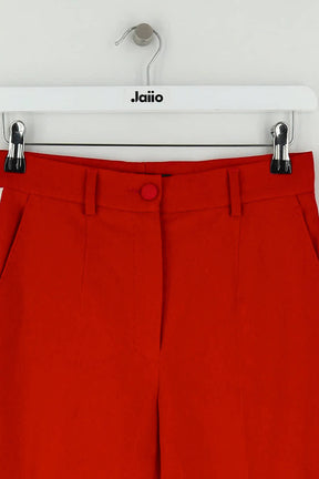 Pantalon slim D&G Rouge en Laine