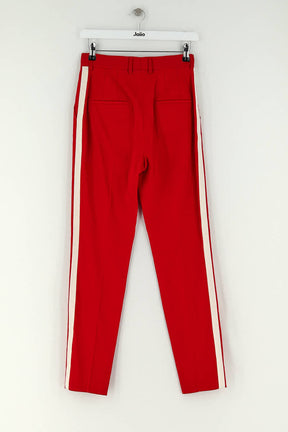 Pantalon slim D&G Rouge en Laine