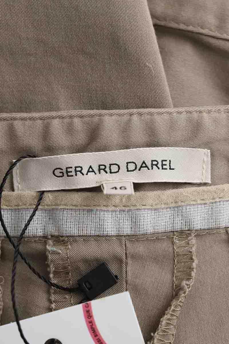 Pantalon slim Gerard Darel Gris en Coton