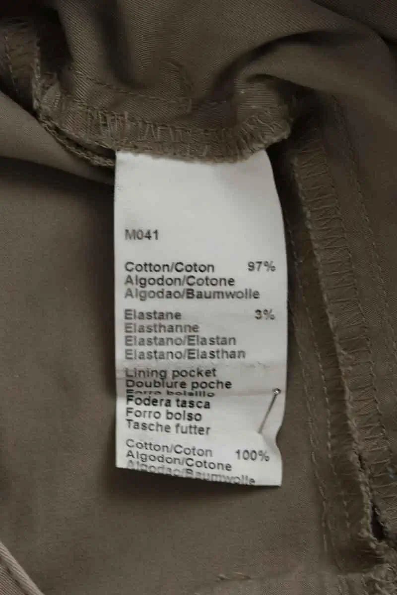 Pantalon slim Gerard Darel Gris en Coton