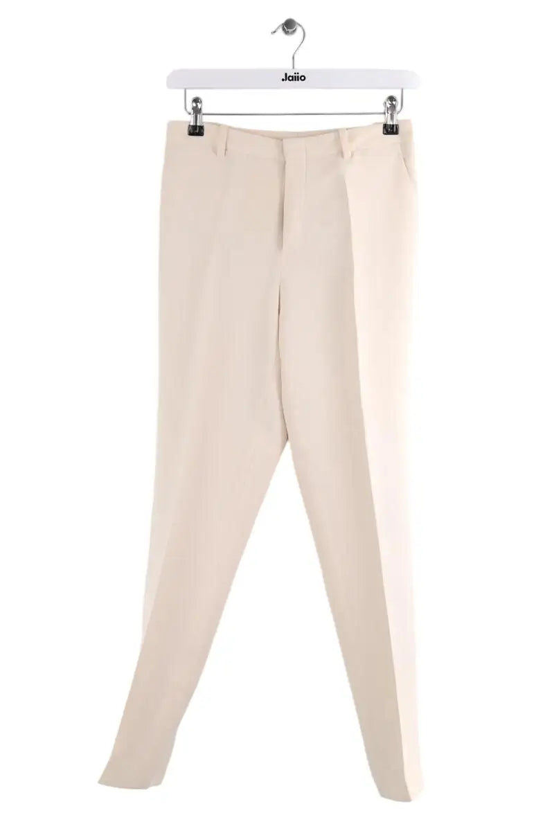 Pantalon slim Gucci Beige en Soie, taille XS - Seconde Main