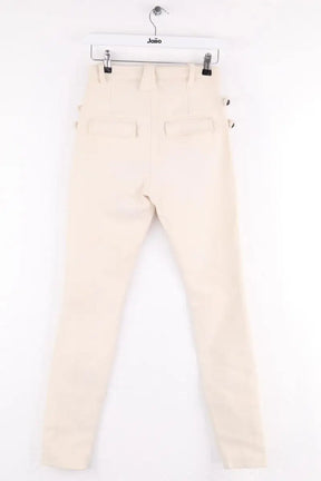 Pantalon slim Isabel Marant Ecru en Coton