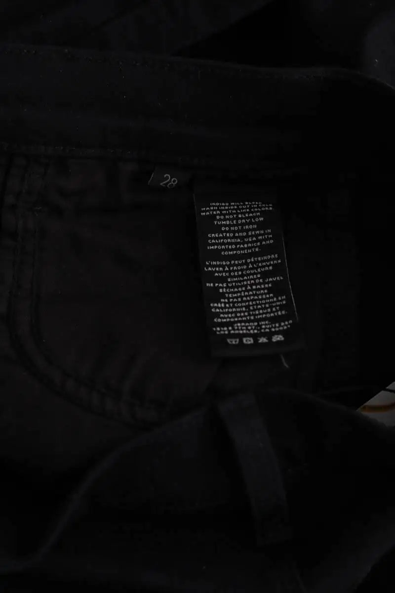 Pantalon slim J Brand Noir en Synthétique