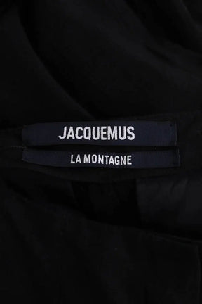 Pantalon slim Jacquemus La montagne Noir en Viscose