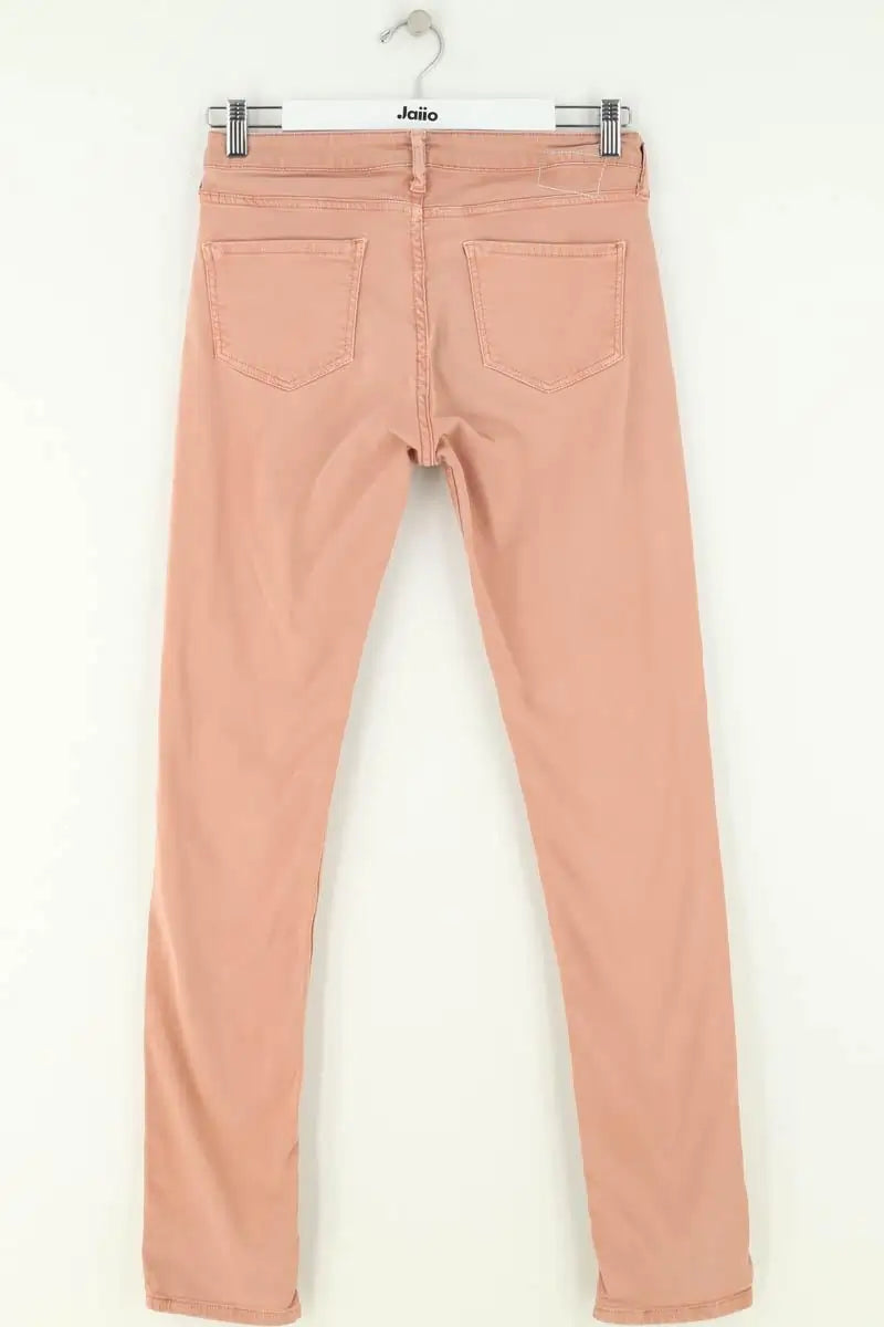 Pantalon slim Leon & Harper Rose en Coton
