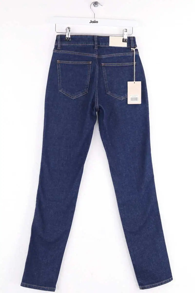 Pantalon slim Lepantalon Bleu en Coton