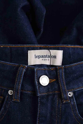 Pantalon slim Lepantalon Bleu en Coton