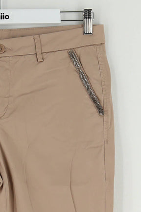 Pantalon slim Liu Jo Beige en Coton