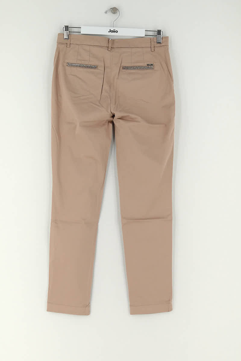 Pantalon slim Liu Jo Beige en Coton