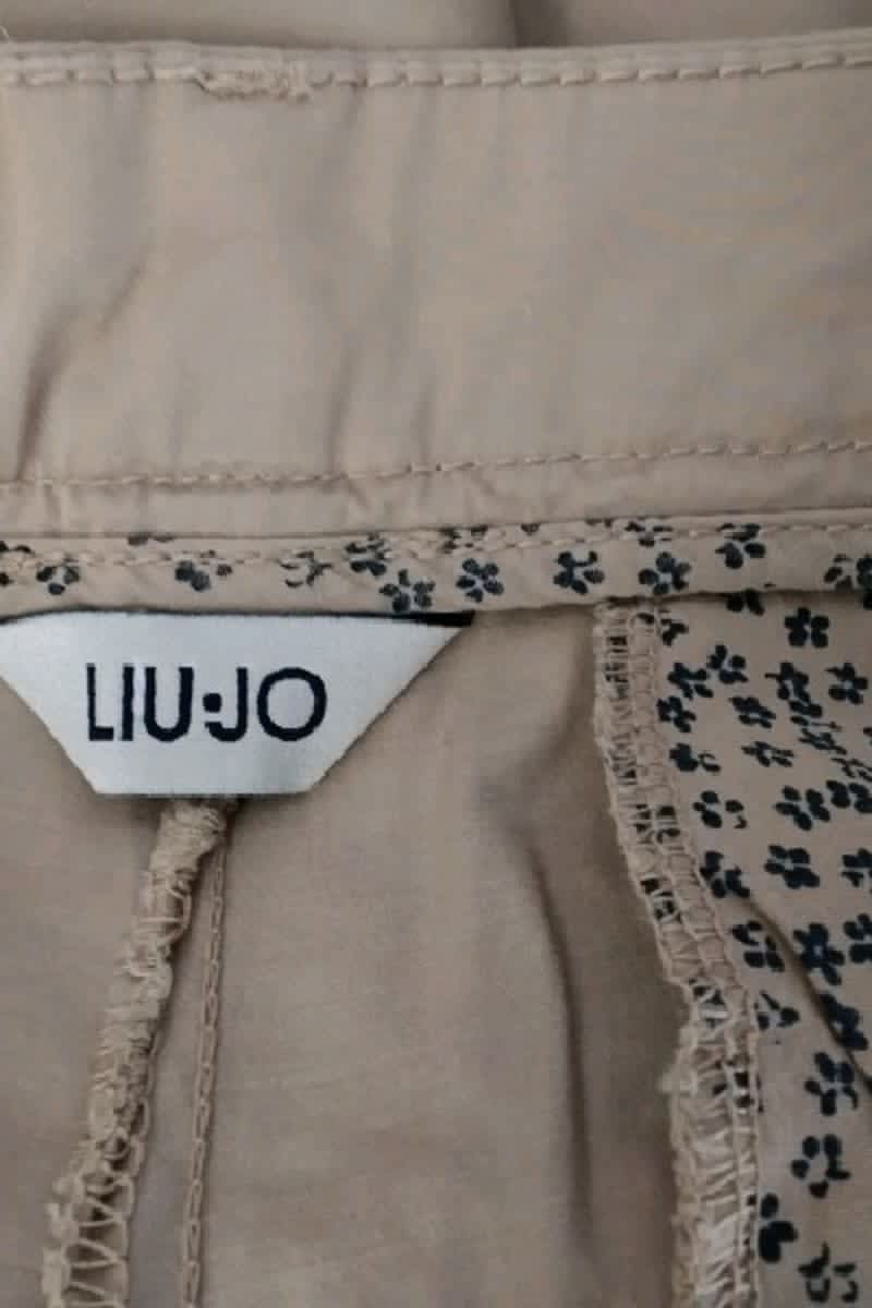 Pantalon slim Liu Jo Beige en Coton
