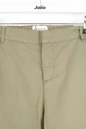 Pantalon slim Maison 123 Kaki en Coton