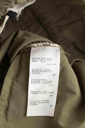 Pantalon slim Maison 123 Kaki en Coton