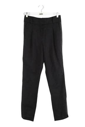 Pantalon slim Maje Noir en Laine, taille M - Seconde Main