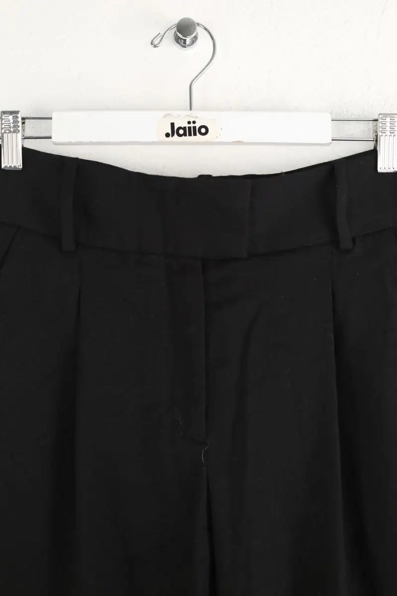 Pantalon slim Maje Noir en Laine