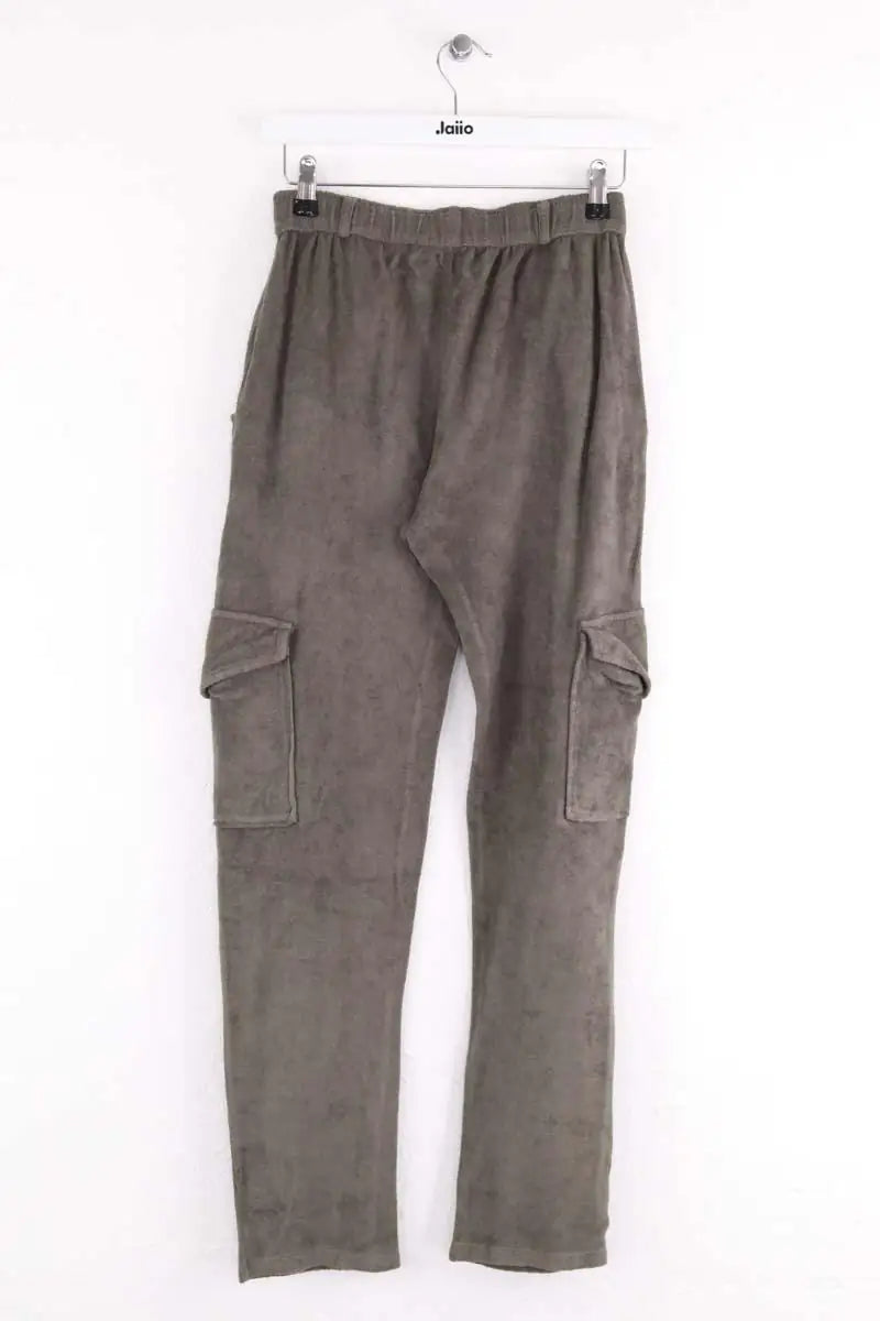 Pantalon slim Majestic Filatures Kaki en Viscose