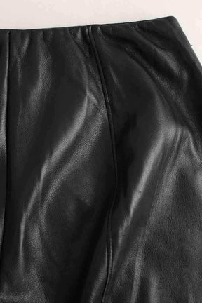 Pantalon slim Patrizia Pepe Noir en Polyester