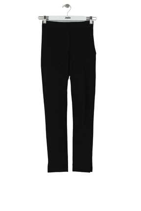 Pantalon slim Patrizia Pepe Noir en Synthétique, taille S - Seconde Main