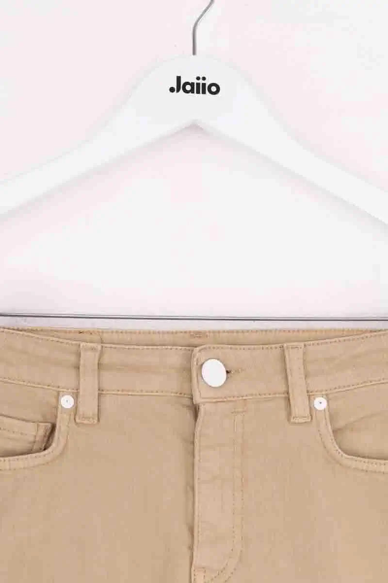Pantalon slim Pinko Beige en Coton