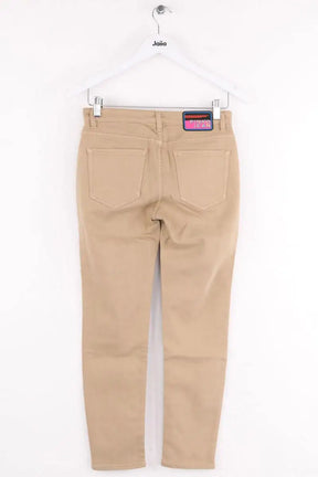Pantalon slim Pinko Beige en Coton