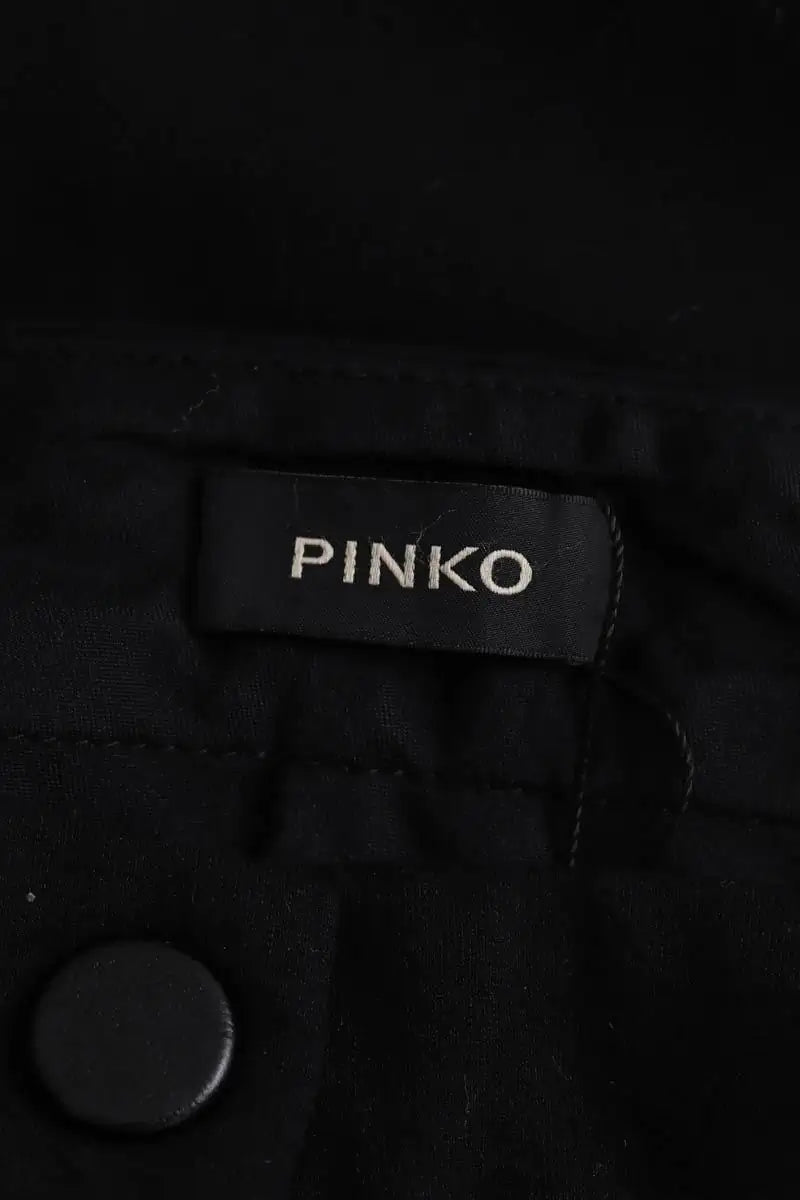 Pantalon slim Pinko Noir en Viscose
