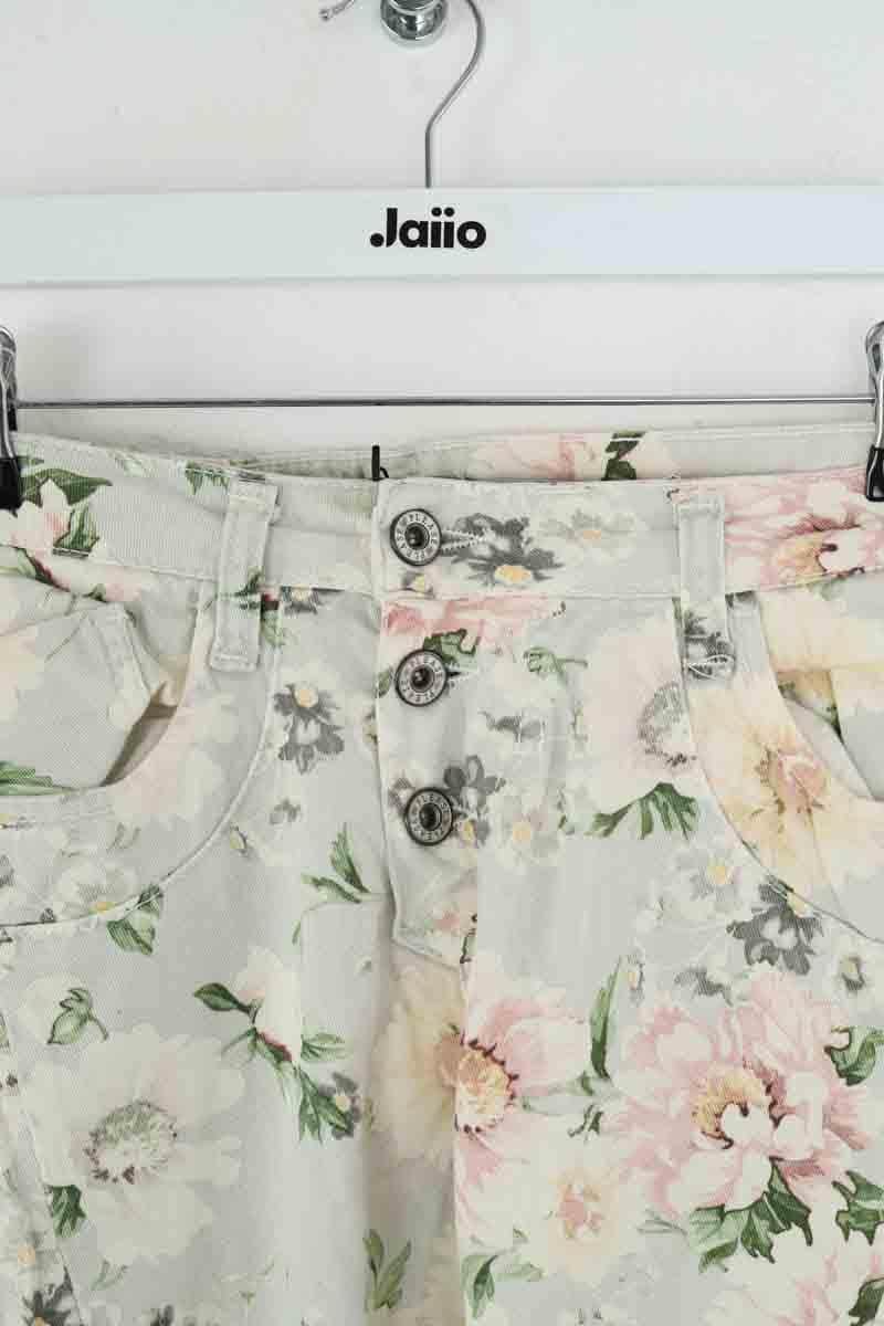 Pantalon slim Please Multicolore en Coton