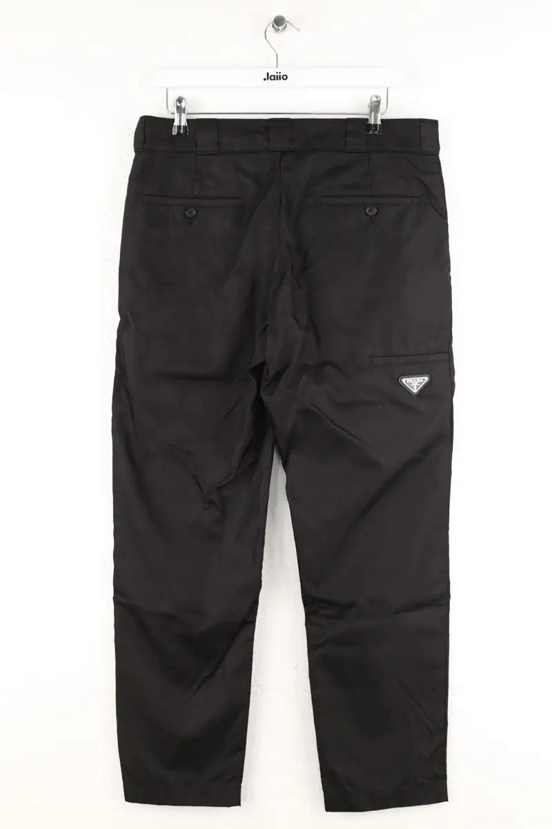 Pantalon slim Prada Noir en Polyamide