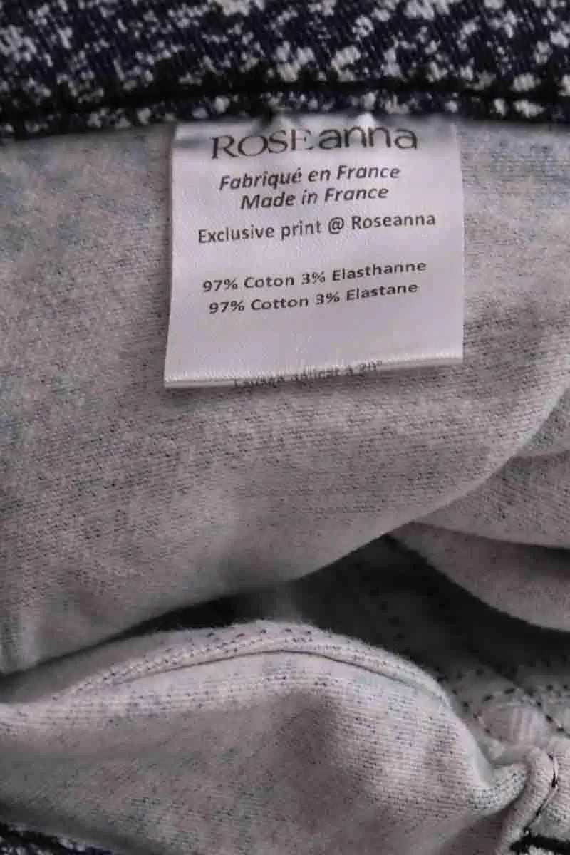 Pantalon slim Roseanna Marine en Coton