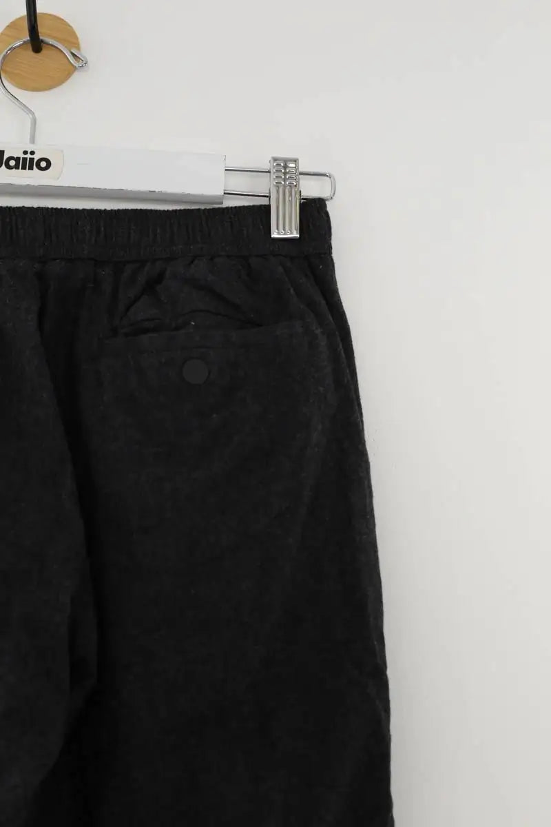 Pantalon slim Sandro Anthracite en Laine