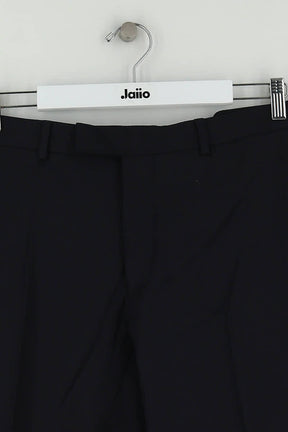 Pantalon slim Sandro Marine en Laine