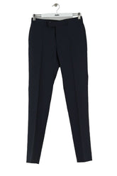 Pantalon slim Sandro Marine en Laine, taille XS - Seconde Main