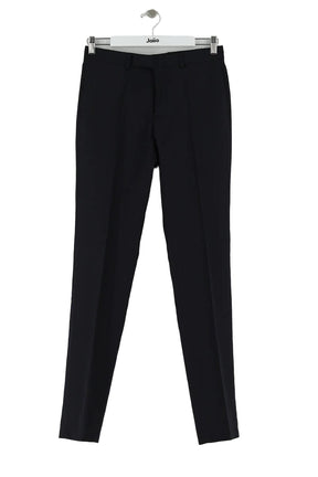 Pantalon slim Sandro Marine en Laine, taille XS - Seconde Main