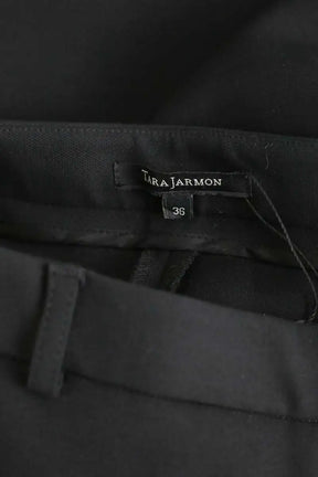Pantalon slim Tara Jarmon Noir en Polyamide