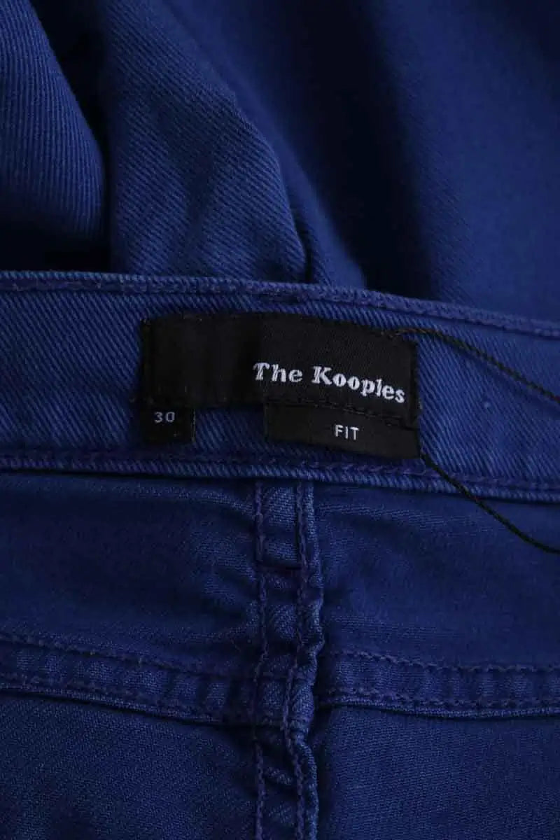 Pantalon slim The Kooples Bleu en Coton