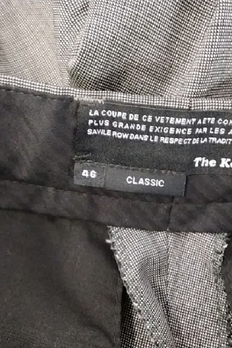 Pantalon slim The Kooples Gris en Laine