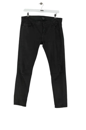 Pantalon slim The Kooples Noir en Coton, taille M - Seconde Main