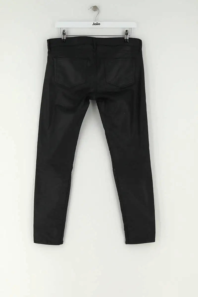 Pantalon slim The Kooples Noir en Coton