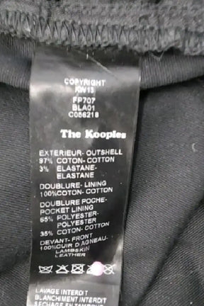 Pantalon slim The Kooples Noir en Coton