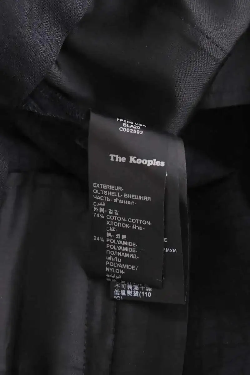 Pantalon slim The Kooples Noir en Coton