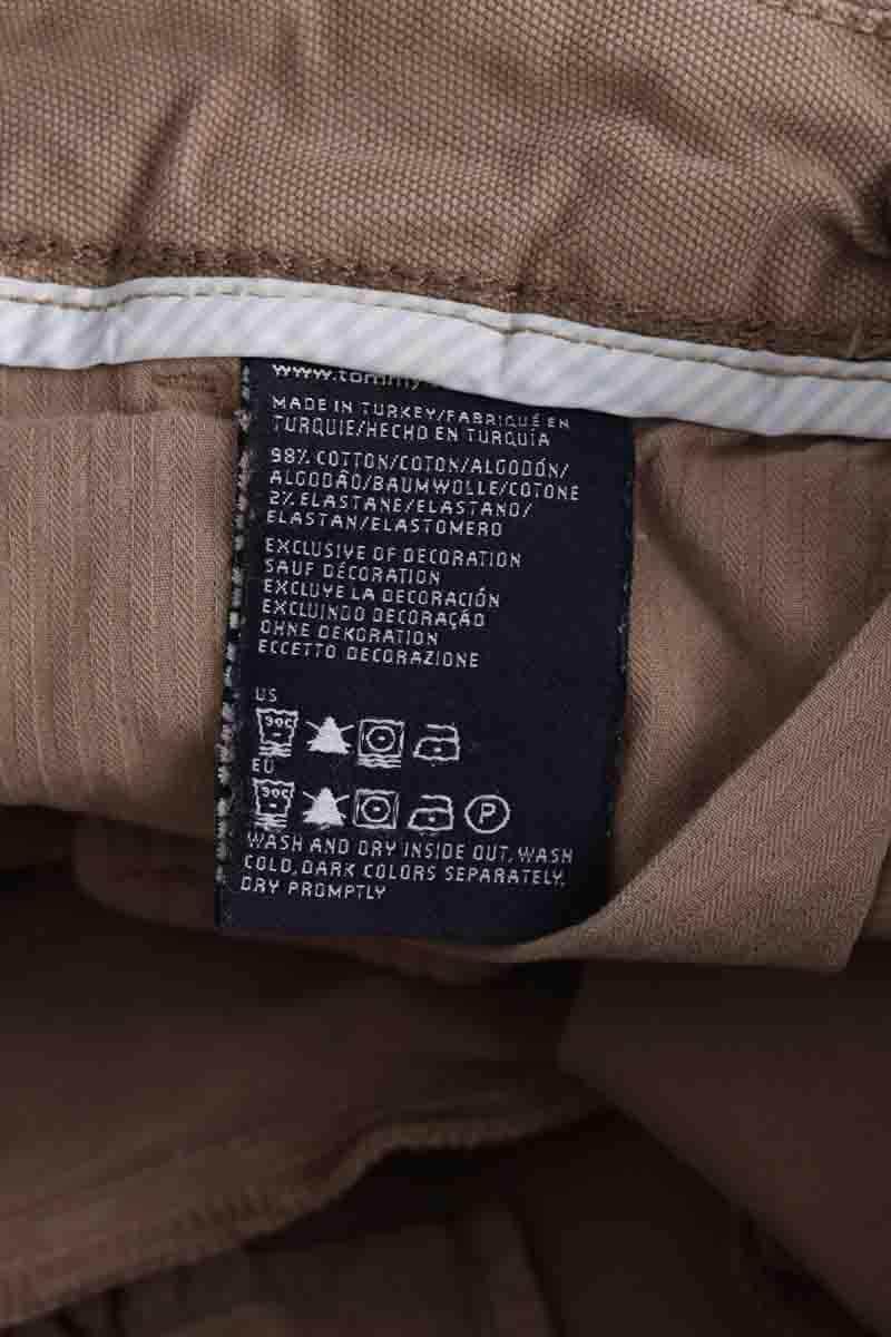Pantalon slim Tommy Hilfiger Beige en Coton