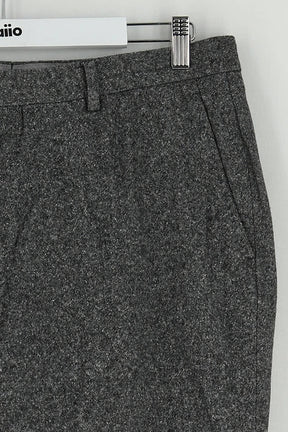 Pantalon slim Tommy Hilfiger Gris en Laine