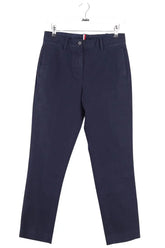 Pantalon slim Tommy Hilfiger Marine en Coton, taille S - Seconde Main