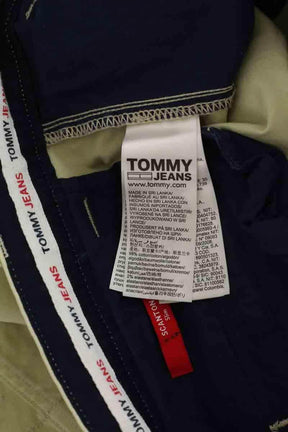 Pantalon slim Tommy Hilfiger Turquoise en Coton